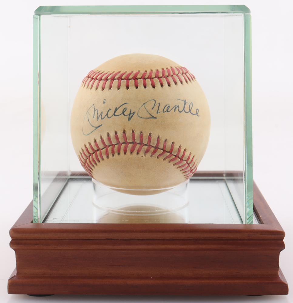 Mickey Mantle Signed OAL Baseball (PSA) at PristineAuction.com Mickey Mantle Signed OAL Baseball (PSA) at PristineAuction.com
