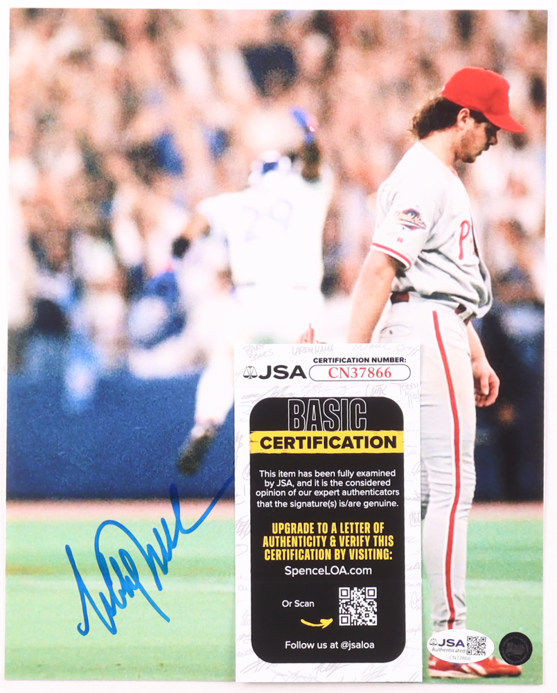 Mitch Williams Signed Phillies 8x10 Photo (JSA) at PristineAuction.com Mitch Williams Signed Phillies 8x10 Photo (JSA) at PristineAuction.com