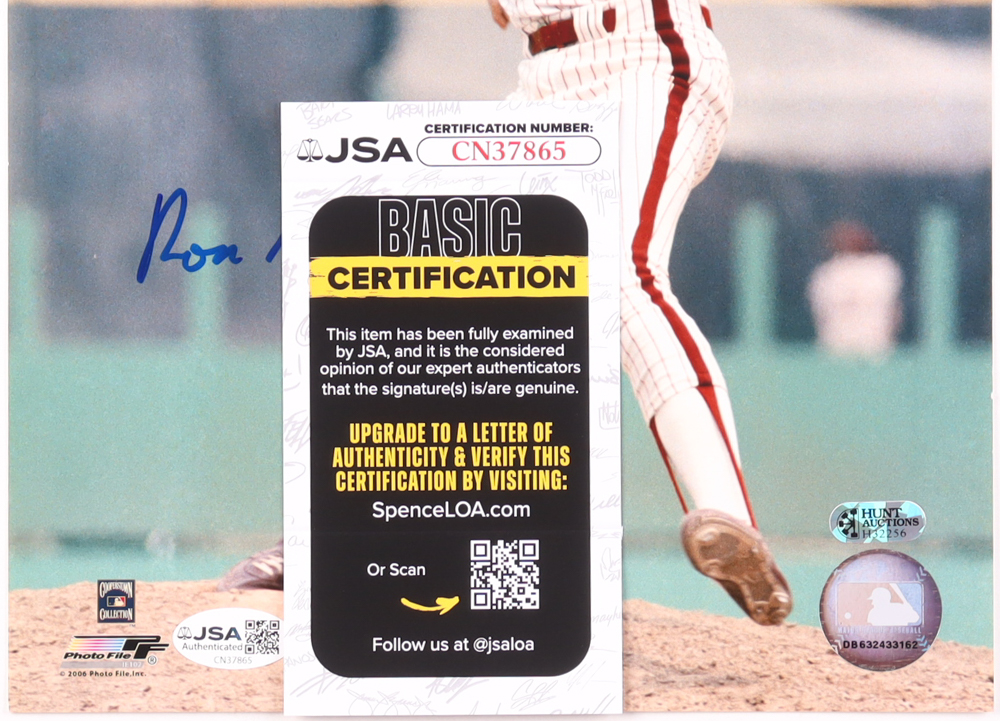 Ron Reed Signed Phillies 8x10 Photo (JSA) at PristineAuction.com Ron Reed Signed Phillies 8x10 Photo (JSA) at PristineAuction.com