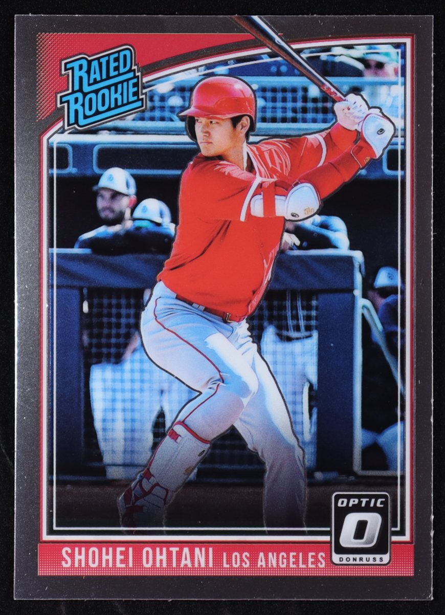 Shohei Ohtani 2018 Donruss Optic #56 RR RC at PristineAuction.com Shohei Ohtani 2018 Donruss Optic #56 RR RC at PristineAuction.com