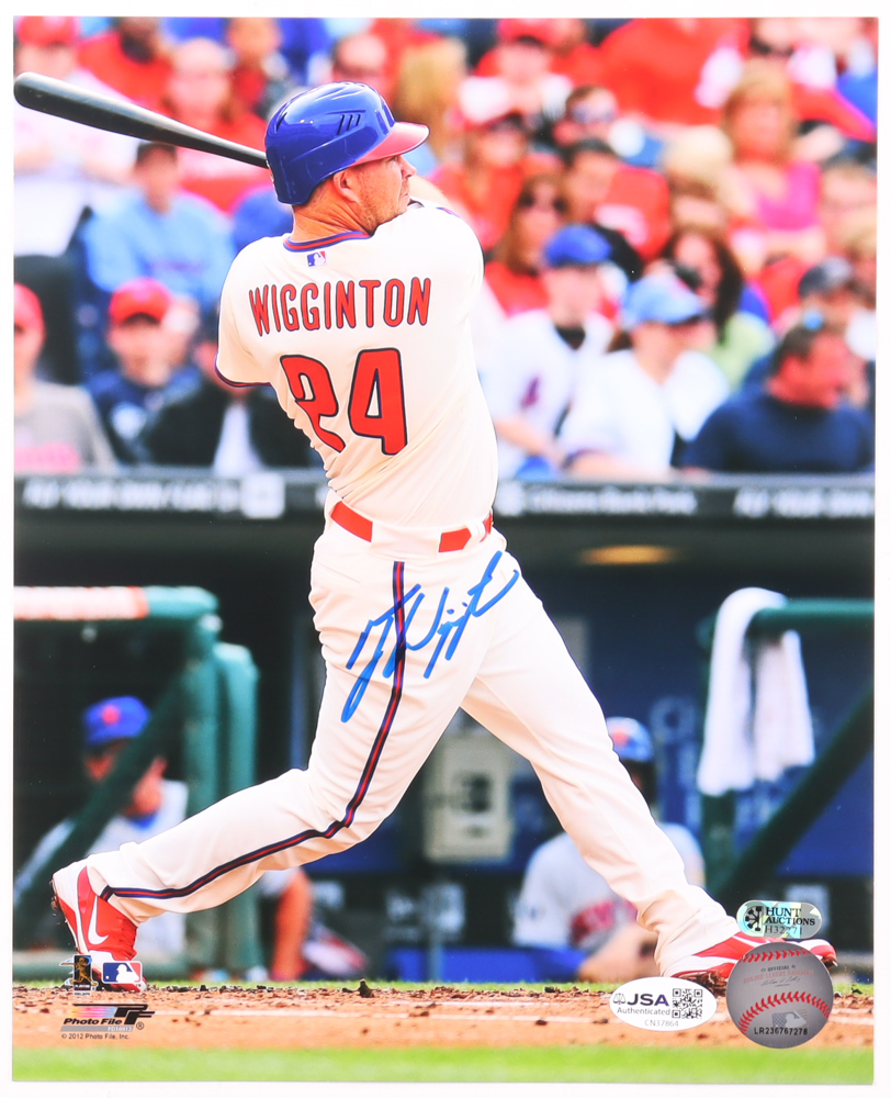 Ty Wigginton Signed Phillies 8x10 Photo (JSA) at PristineAuction.com Ty Wigginton Signed Phillies 8x10 Photo (JSA) at PristineAuction.com