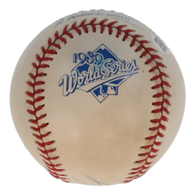 Jose Canseco Signed 1989 World Series Logo Baseball (JSA & PSA) at PristineAuction.com Jose Canseco Signed 1989 World Series Logo Baseball (JSA & PSA) at PristineAuction.com