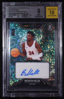 Brandon Miller 2023 Wild Card Metallix Autographs Teal Sparkles #WMFABM RC #1/1 (BGS 9 | Autograph Graded BGS 10) at PristineAuction.com