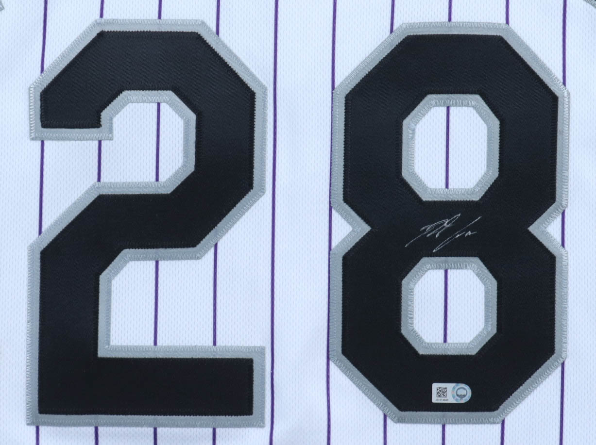 Nolan Arenado Signed Rockies Majestic Authentic Jersey (MLB) at PristineAuction.com Nolan Arenado Signed Rockies Majestic Authentic Jersey (MLB) at PristineAuction.com