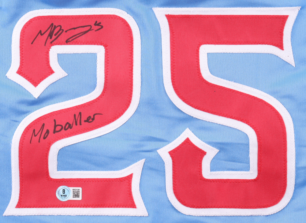 Moisés Ballesteros Signed Jersey Inscribed "Mo Baller" (Beckett) at PristineAuction.com Moisés Ballesteros Signed Jersey Inscribed "Mo Baller" (Beckett) at PristineAuction.com