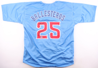 Mois&eacute;s Ballesteros Signed Jersey Inscribed "Mo Baller" (Beckett) at PristineAuction.com