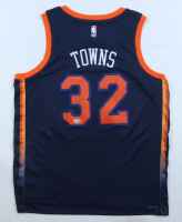 Karl-Anthony Towns Signed Knicks Jordan Authentic Jersey (Beckett) at PristineAuction.com