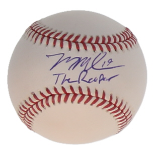 Mason Miller Signed OML Baseball Inscribed "The Reaper" (Beckett) at PristineAuction.com Mason Miller Signed OML Baseball Inscribed "The Reaper" (Beckett) at PristineAuction.com
