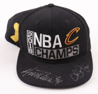Austin Carr & Dahntay Jones Signed Cavaliers 2016 NBA Champs Adjustable Hat (JSA) at PristineAuction.com
