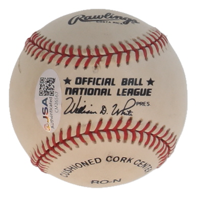 Duke Snider Signed ONL Baseball (JSA) at PristineAuction.com Duke Snider Signed ONL Baseball (JSA) at PristineAuction.com