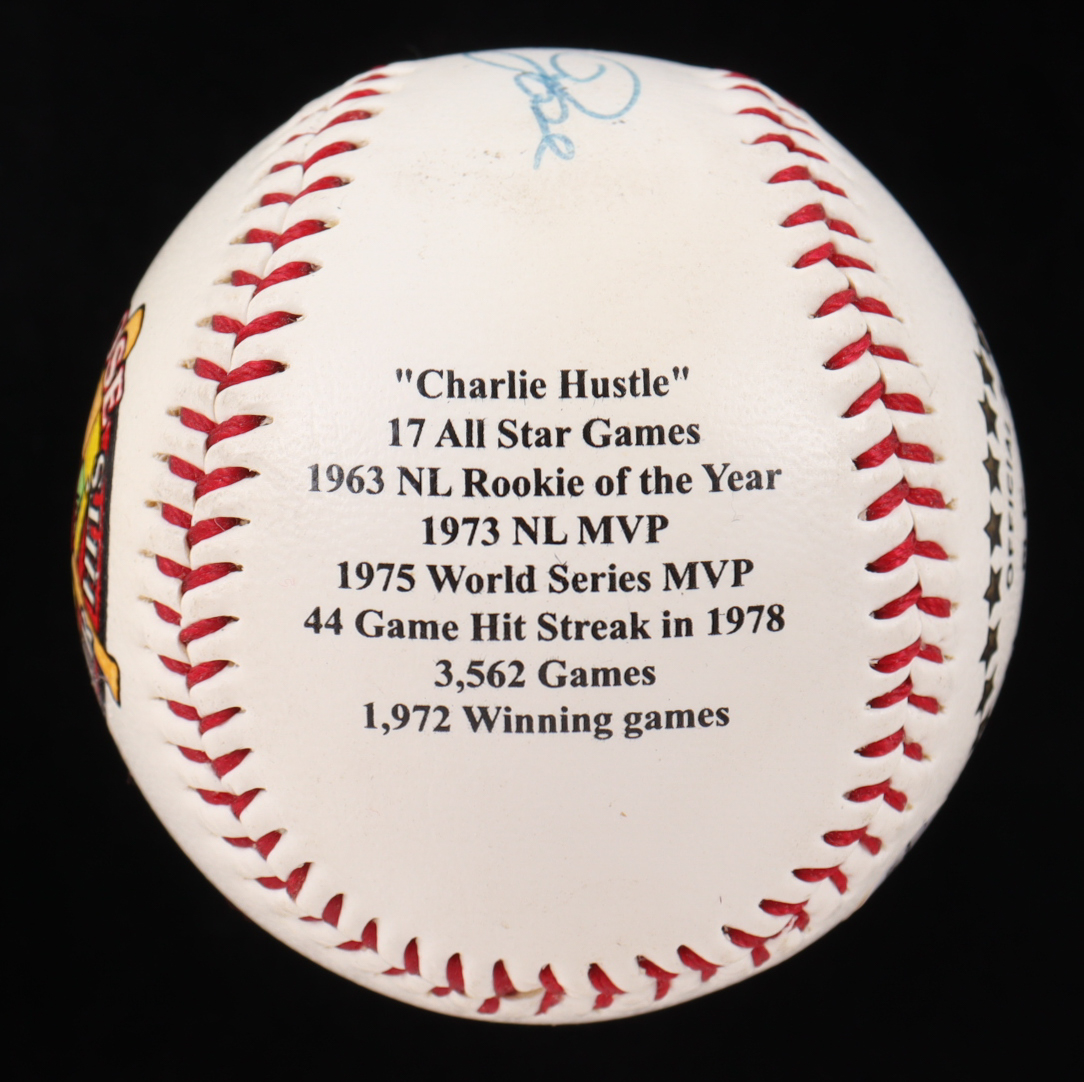 Pete Rose Signed LE Player Commemorative Baseball with Display Case (JSA & PSA) at PristineAuction.com Pete Rose Signed LE Player Commemorative Baseball with Display Case (JSA & PSA) at PristineAuction.com