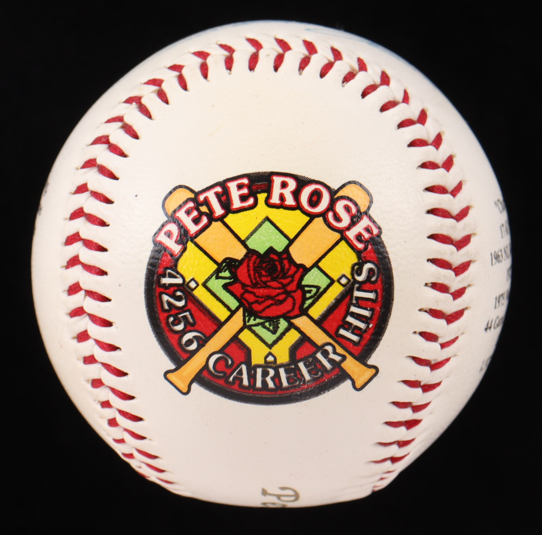 Pete Rose Signed LE Player Commemorative Baseball with Display Case (JSA & PSA) at PristineAuction.com Pete Rose Signed LE Player Commemorative Baseball with Display Case (JSA & PSA) at PristineAuction.com