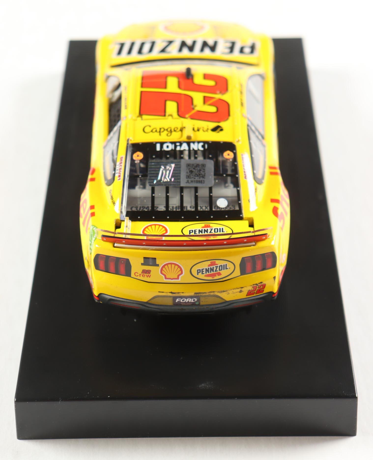Joey Logano Signed 2024 #22 Shell-Pennzoil Nashville Win | 1:24 Diecast Car (Logano COA) at PristineAuction.com Joey Logano Signed 2024 #22 Shell-Pennzoil Nashville Win | 1:24 Diecast Car (Logano COA) at PristineAuction.com