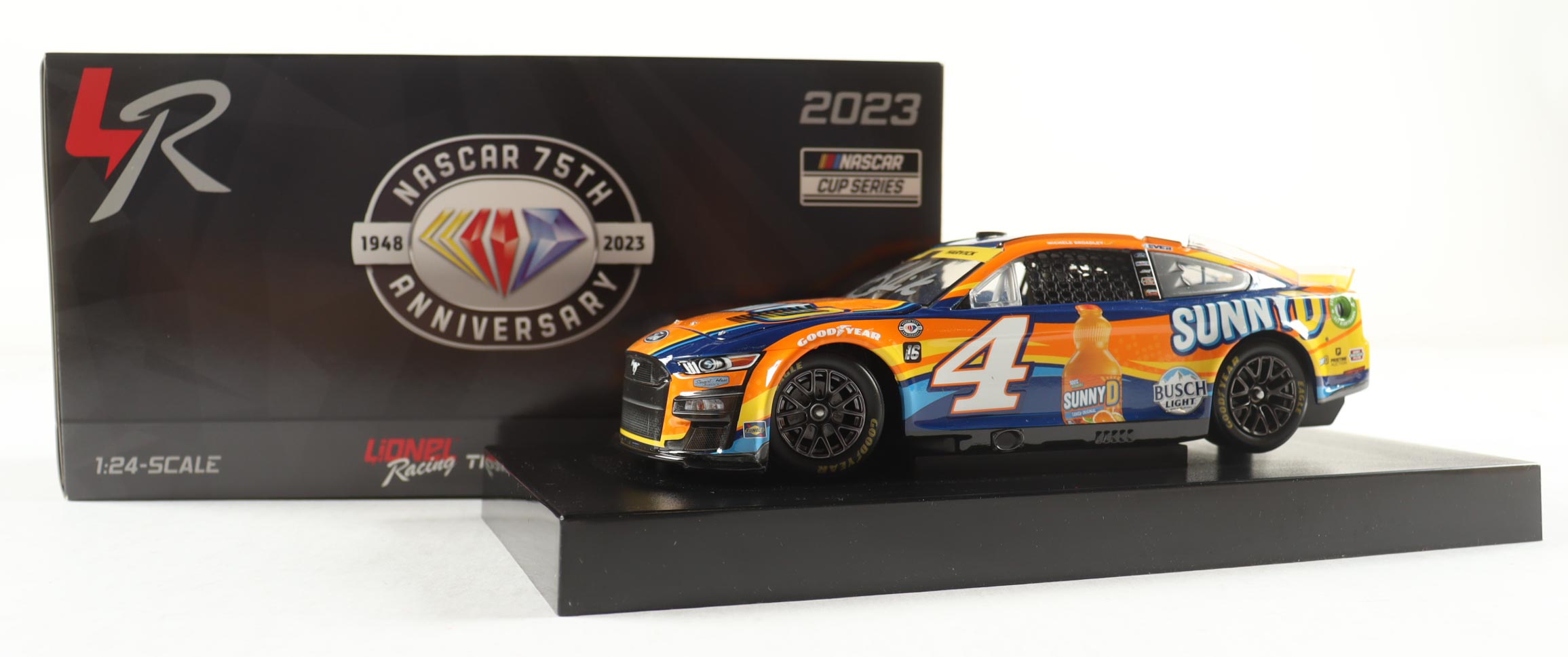 Kevin Harvick Signed 2023 #4 Sunny D | 1:24 Diecast Car (Harvick COA) at PristineAuction.com Kevin Harvick Signed 2023 #4 Sunny D | 1:24 Diecast Car (Harvick COA) at PristineAuction.com