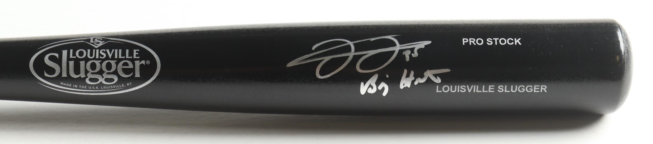 Frank Thomas Signed Louisville Slugger Baseball Bat Inscribed "Big Hurt" (Schwartz) at PristineAuction.com Frank Thomas Signed Louisville Slugger Baseball Bat Inscribed "Big Hurt" (Schwartz) at PristineAuction.com