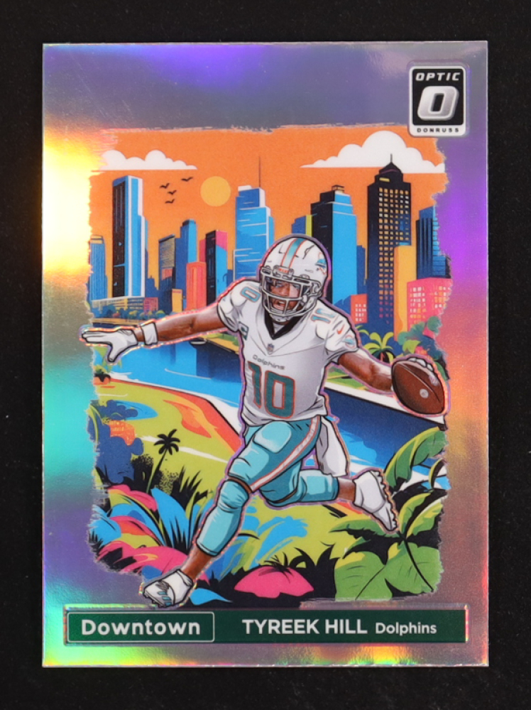 Tyreek Hill 2024 Donruss Optic Downtown #3