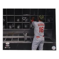 Nolan Gorman Signed Cardinals 11x14 Photo (JSA & Gorman) at PristineAuction.com
