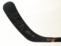 Adam Oates Signed Bruins Logo Hockey Stick Inscribed "HOF 12" (Schwartz) at PristineAuction.com