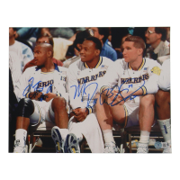 Tim Hardaway, Chris Mullin, & Mitch Richmond Signed Warriors 11x14 Photo (Beckett) at PristineAuction.com