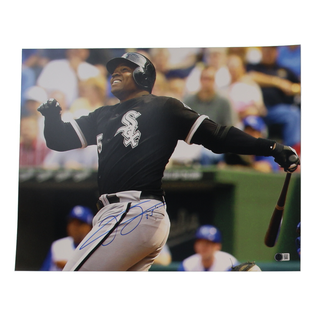 Frank Thomas Signed White Sox 16x20 Photo (Beckett) at PristineAuction.com Frank Thomas Signed White Sox 16x20 Photo (Beckett) at PristineAuction.com