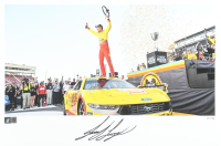 Joey Logano Signed LE "2024 Championship" 12x18 Print (Logano COA) at PristineAuction.com