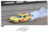 Joey Logano Signed LE "2024 Championship" 12x18 Print (Logano COA) at PristineAuction.com