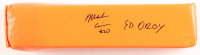 Mark Carrier Signed End Zone Pylon Inscribed "90 DROY" (Schwartz) at PristineAuction.com
