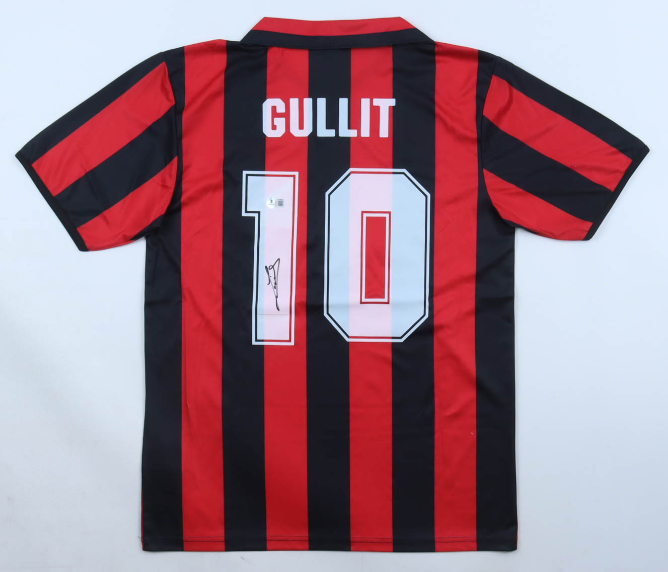 Ruud Gullit Signed AC Milan Kappa Authentic Jersey (Beckett) at PristineAuction.com Ruud Gullit Signed AC Milan Kappa Authentic Jersey (Beckett) at PristineAuction.com
