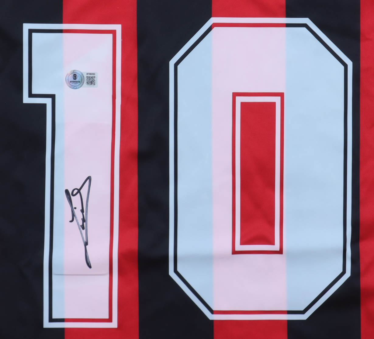 Ruud Gullit Signed AC Milan Kappa Authentic Jersey (Beckett) at PristineAuction.com Ruud Gullit Signed AC Milan Kappa Authentic Jersey (Beckett) at PristineAuction.com