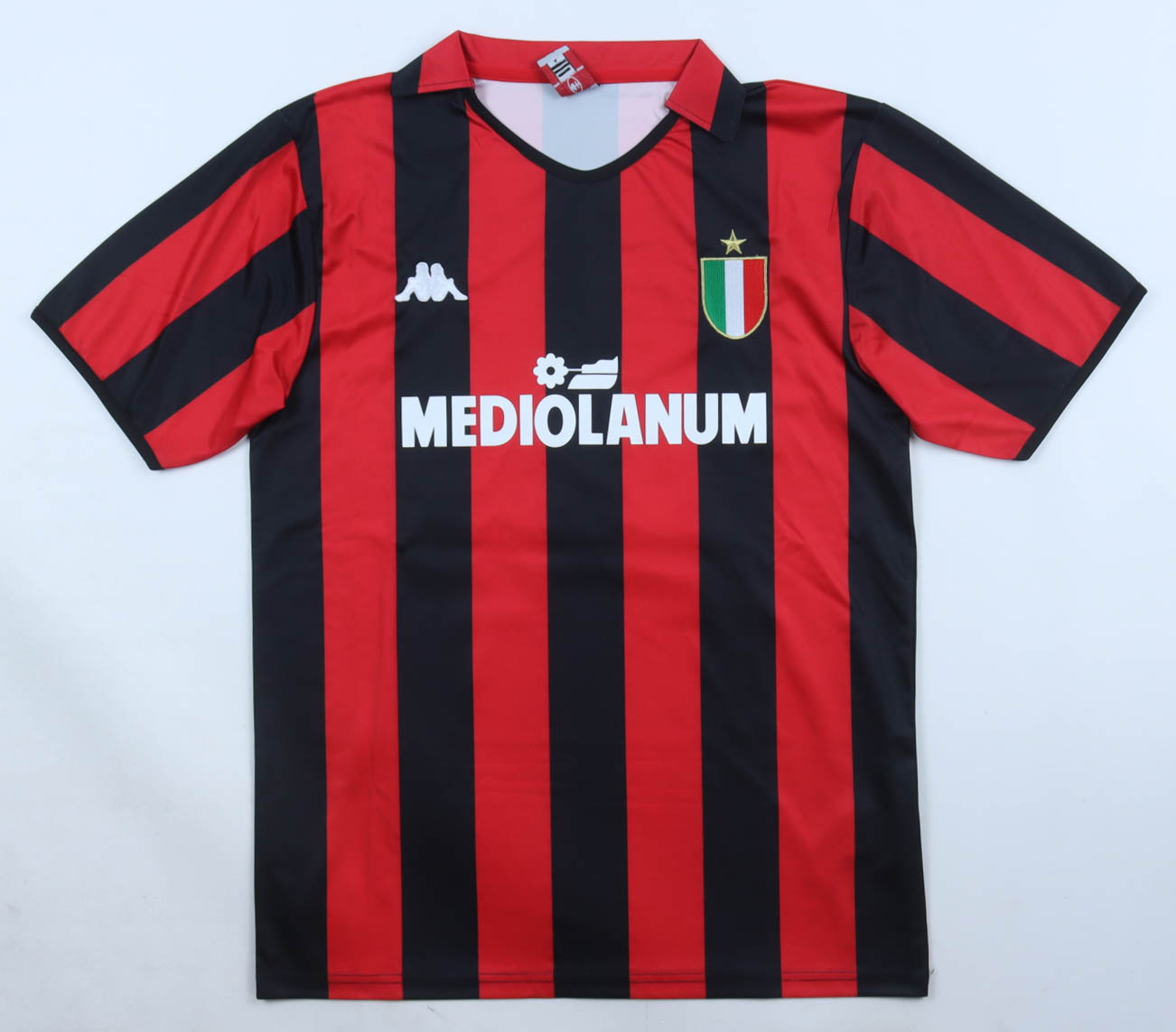 Ruud Gullit Signed AC Milan Kappa Authentic Jersey (Beckett) at PristineAuction.com Ruud Gullit Signed AC Milan Kappa Authentic Jersey (Beckett) at PristineAuction.com