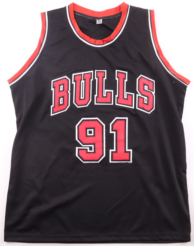 Dennis Rodman Signed Jersey (JSA & SWAU) at PristineAuction.com Dennis Rodman Signed Jersey (JSA & SWAU) at PristineAuction.com
