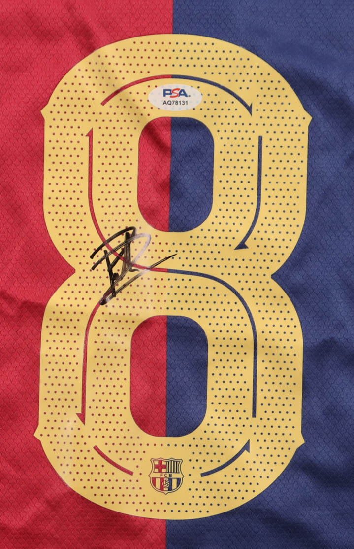 Pedri Signed Barcelona Nike Authentic Jersey (PSA) at PristineAuction.com Pedri Signed Barcelona Nike Authentic Jersey (PSA) at PristineAuction.com