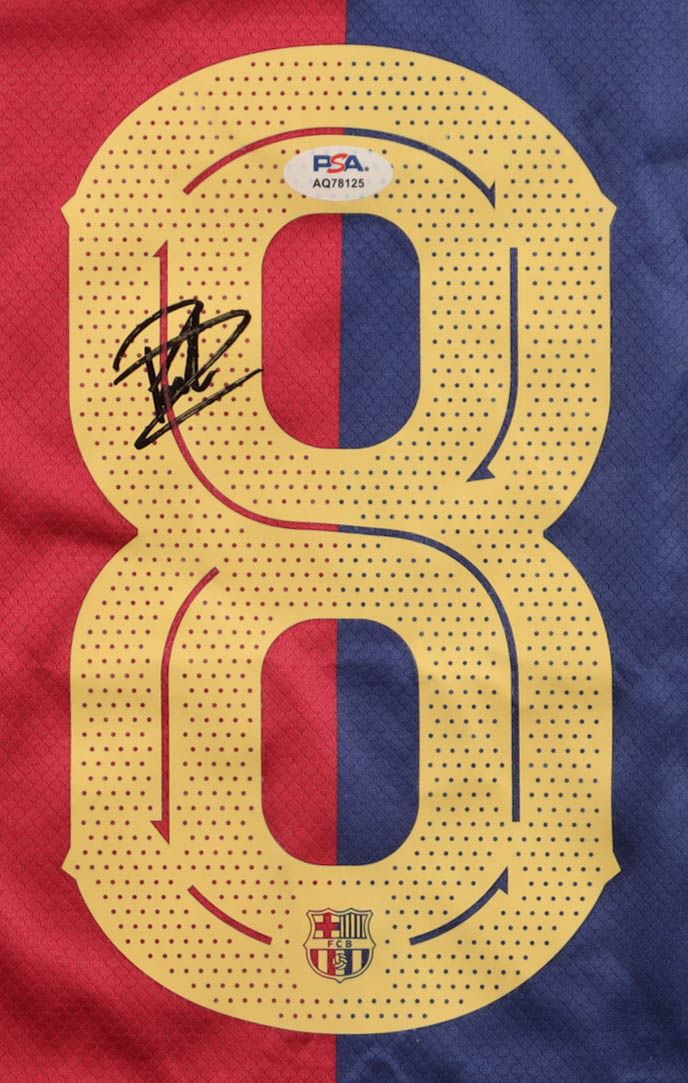 Pedri Signed Barcelona Nike Authentic Jersey (PSA) at PristineAuction.com Pedri Signed Barcelona Nike Authentic Jersey (PSA) at PristineAuction.com