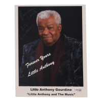 "Little Anthony" Gourdine Signed "Little Anthony & The Music" 8x10 Photo With Inscrption (JSA) at PristineAuction.com