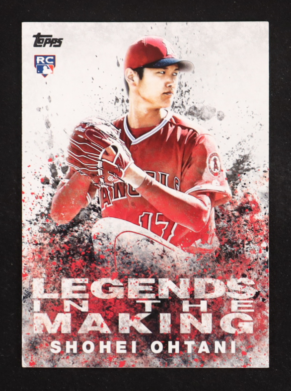Shohei Ohtani 2018 Topps Legends in the Making Series 2 #LITM2 RC at PristineAuction.com Shohei Ohtani 2018 Topps Legends in the Making Series 2 #LITM2 RC at PristineAuction.com