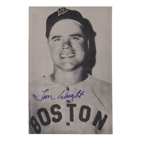 Tom Wright Signed 3x5 Photo (JSA) at PristineAuction.com Tom Wright Signed 3x5 Photo (JSA) at PristineAuction.com