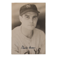 Charlie Devens Signed 3x5 Photo Postcard (JSA) at PristineAuction.com