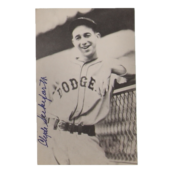 Clyde Sukeforth Signed 3x5 Photo (JSA) at PristineAuction.com Clyde Sukeforth Signed 3x5 Photo (JSA) at PristineAuction.com