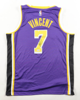 Gabe Vincent Signed Lakers Jordan Authentic Jersey (JSA) at PristineAuction.com