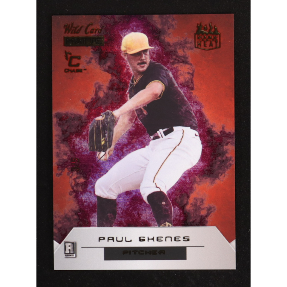 Paul Skenes 2024 Wild Card Matte Rookie Heat #RH-PS RC #3/5 at PristineAuction.com