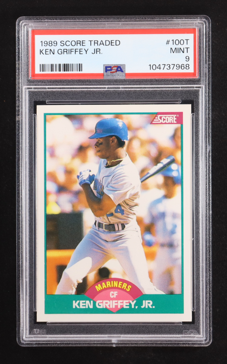 Ken Griffey Jr. 1989 Score Traded #100T RC (PSA 9) at PristineAuction.com Ken Griffey Jr. 1989 Score Traded #100T RC (PSA 9) at PristineAuction.com