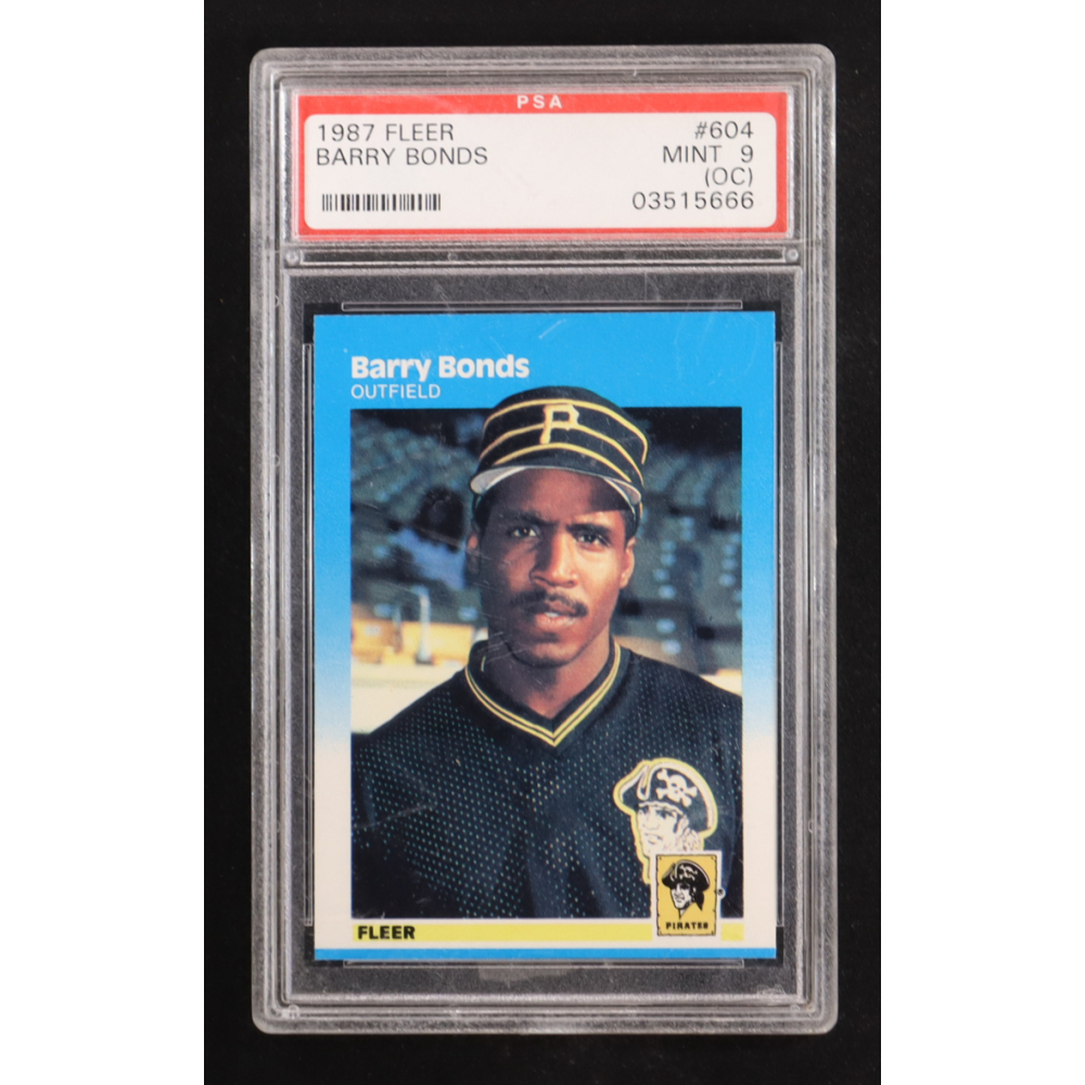 Barry Bonds 1987 Fleer #604 RC (PSA 9)(OC) at PristineAuction.com