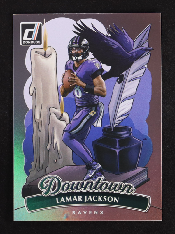 Lamar Jackson 2025 Donruss Downtown! #1 at PristineAuction.com Lamar Jackson 2025 Donruss Downtown! #1 at PristineAuction.com