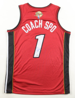 Erik Spoelstra Signed Heat Jordan Authentic Jersey (JSA) at PristineAuction.com
