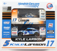 Kyle Larson Signed 2025 H1100 "Coke 600" & "Indy 500" | 2-Pack | 1:64 Diecast Cars (Larson COA) at PristineAuction.com