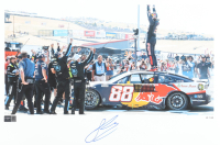 Shane van Gisbergen Signed LE 2025 Sonoma Win 12x18 Print (Gisbergen COA) at PristineAuction.com