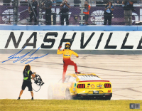Joey Logano Signed Nascar 2024 Nashville Win 11x14 Photo (Logano COA) at PristineAuction.com