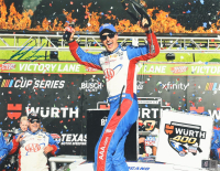 Joey Logano Signed Nascar 2025 Texas Win 11x14 Photo (Logano COA) at PristineAuction.com