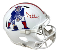 Drew Bledsoe Signed Patriots Full-Size Speed Helmet (Beckett) at PristineAuction.com