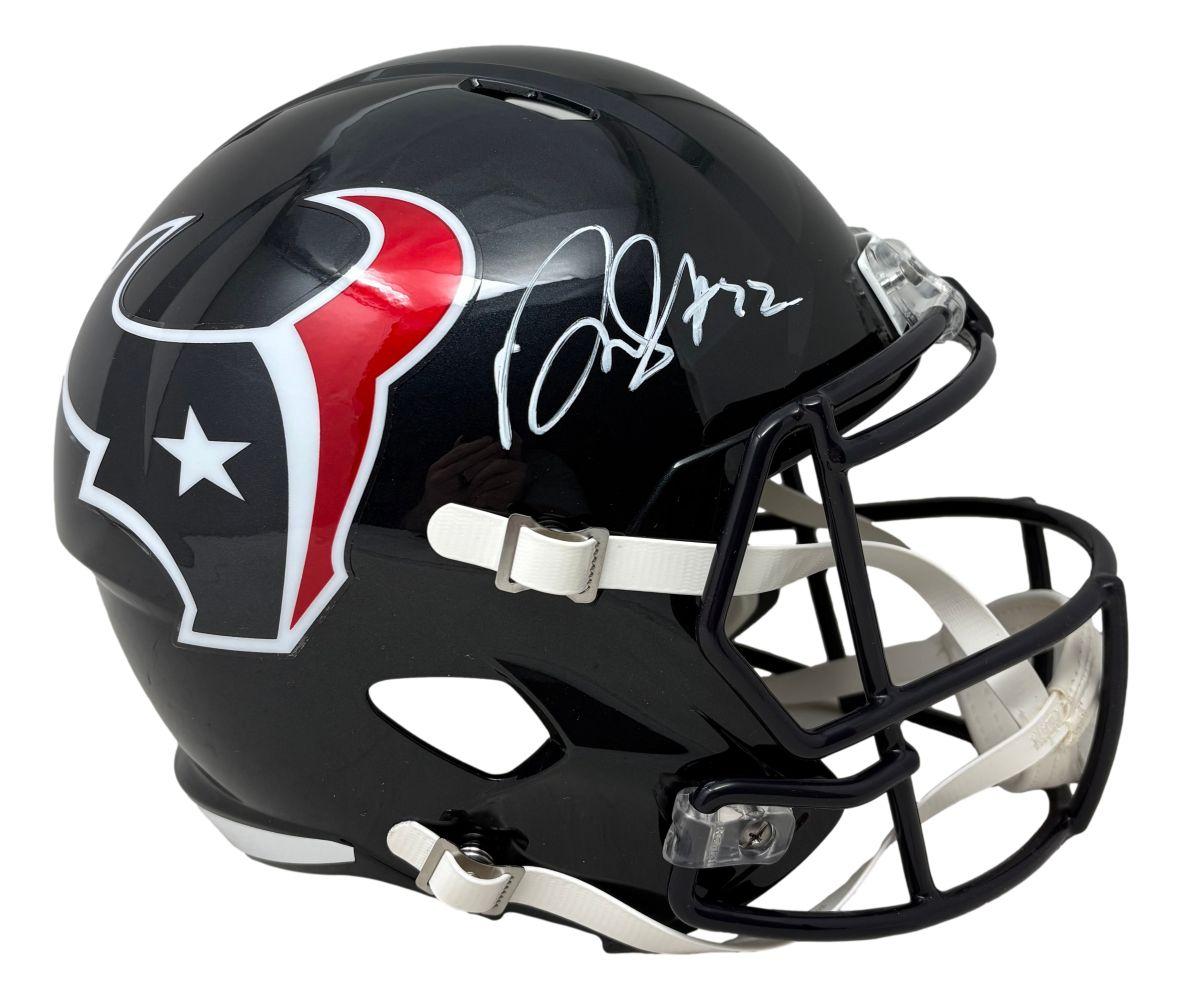 David Montgomery Signed Texans Full-Size Speed Helmet (Beckett) at PristineAuction.com David Montgomery Signed Texans Full-Size Speed Helmet (Beckett) at PristineAuction.com